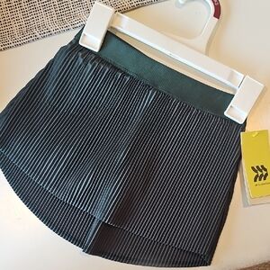 Hunter Green Pleated Skort